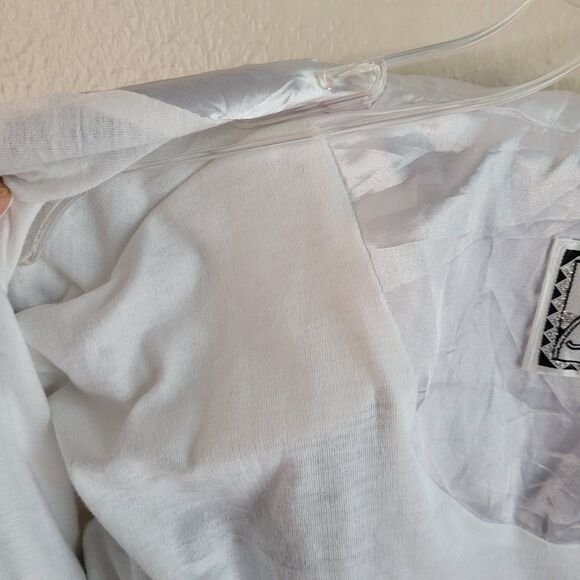 VTG SUNTERRA Petite Size M ? Windbreaker Nylon Jacket 90s NO TAG FLAW READ - Picture 12 of 16